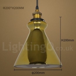 Lampada a sospensione in vetro stile europeo