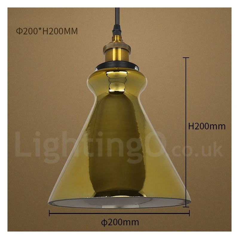 Lampada a sospensione in vetro stile europeo