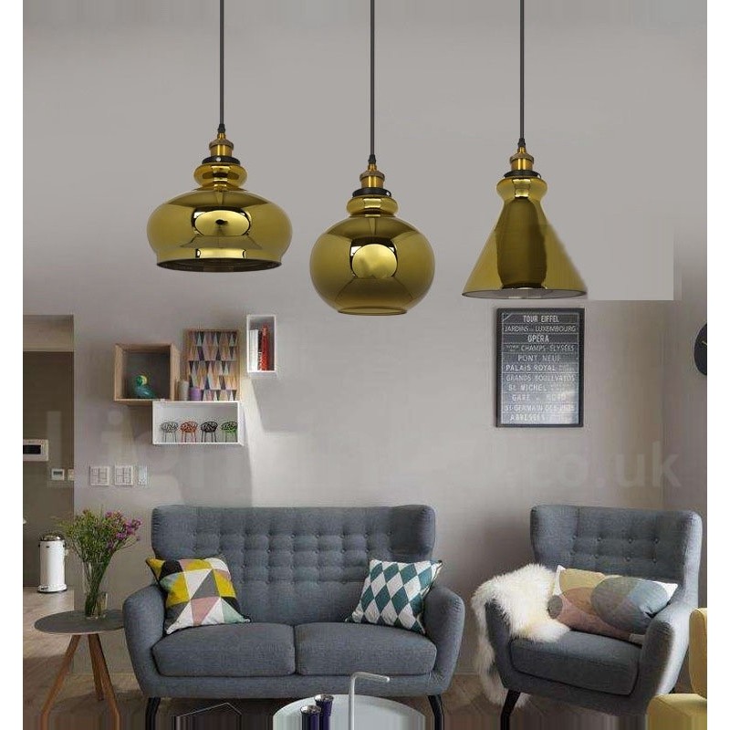 Lampada a sospensione in vetro stile europeo