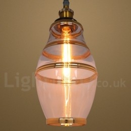 Lampada a sospensione in vetro stile europeo per bar lounge