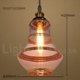 Lampada a sospensione in vetro stile europeo per bar lounge