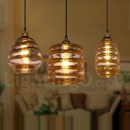 Lampada a sospensione in vetro stile europeo per bar e lounge