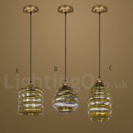 Lampada a sospensione in vetro stile europeo per bar e lounge