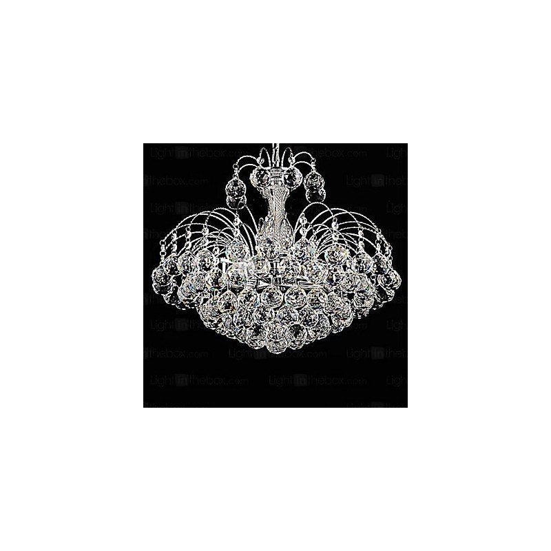 Lampadario moderno in cristallo a 3 luci