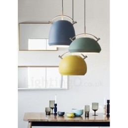Lampada a sospensione nordica moderna 1 luce E27 in lega di alluminio