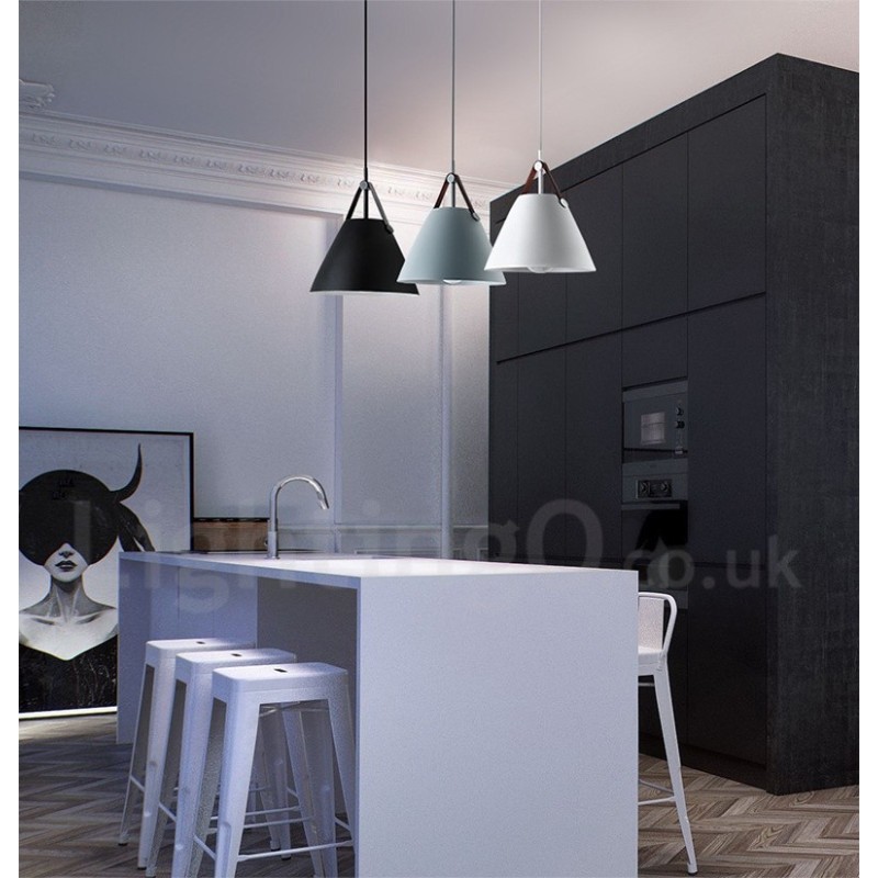 Lampada a sospensione vintage nordica 1 luce E27 Ø 36 cm
