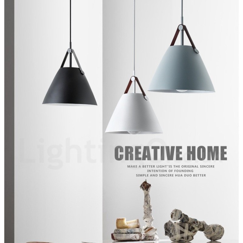 Lampada a sospensione vintage nordica 1 luce E27 Ø 36 cm