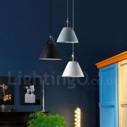 Lampada a sospensione vintage nordica 1 luce E27 Ø 36 cm
