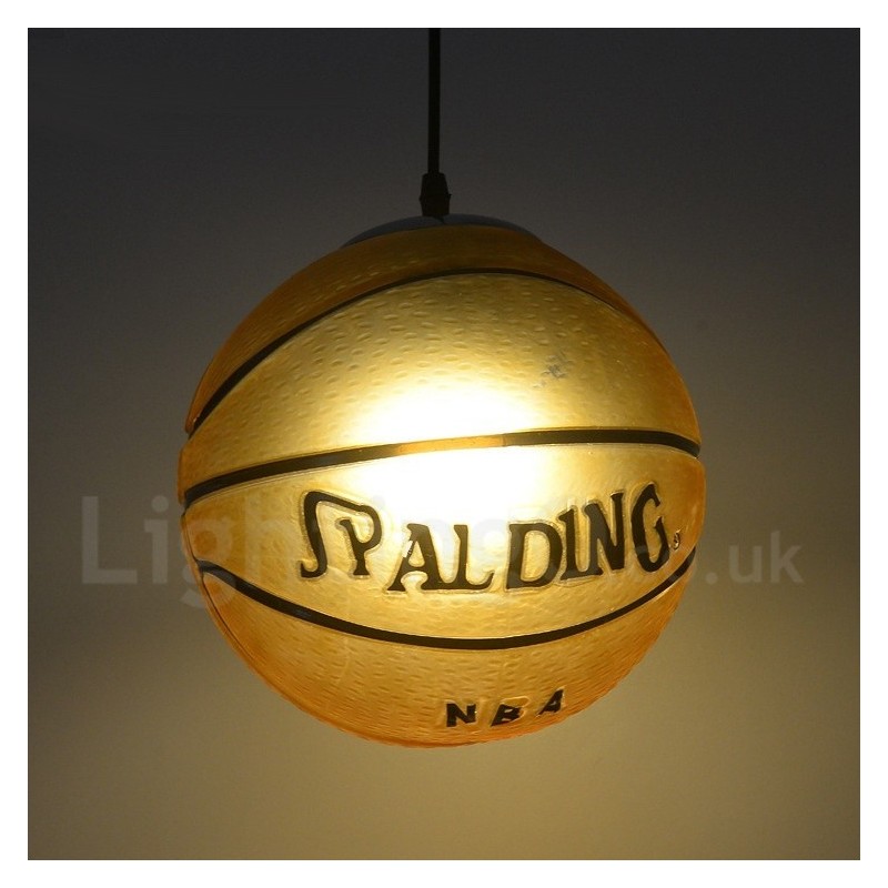 Lampada a sospensione vintage moderna 1 luce con paralume in vetro, attacco E27, Ø 25 cm
