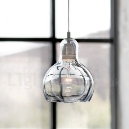 Lampada a sospensione contemporanea in vetro stile nordico 1 luce E27