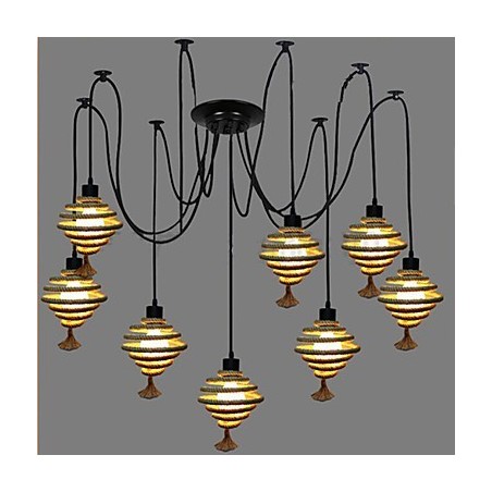 Lampadario retrò nordico a nido d'ape The Heavenly Maids Scatter Blossoms