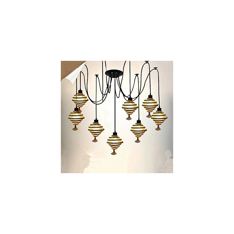 Lampadario retrò nordico a nido d'ape The Heavenly Maids Scatter Blossoms
