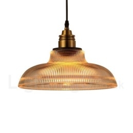 Lampada a sospensione vintage in vetro 1 luce E27