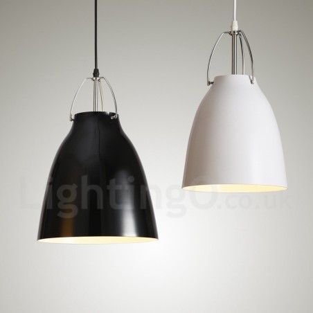 Lampada a sospensione moderna in lega di alluminio E27, 26 x 38 cm
