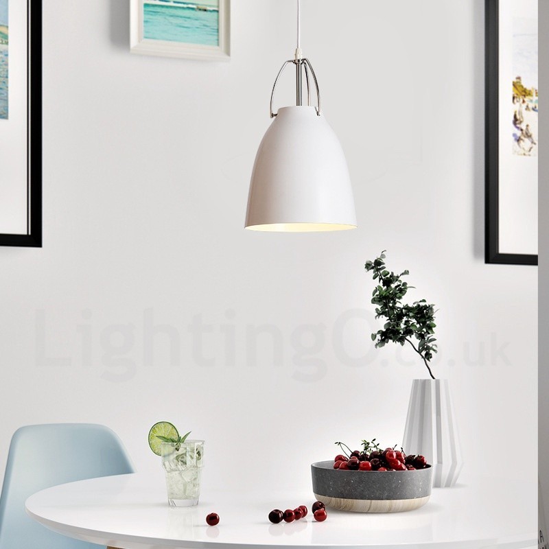 Lampada a sospensione moderna in lega di alluminio E27, 26 x 38 cm