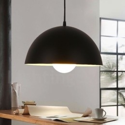 Lampada a sospensione moderna in acciaio e lega di alluminio, Ø 30 cm, attacco E27