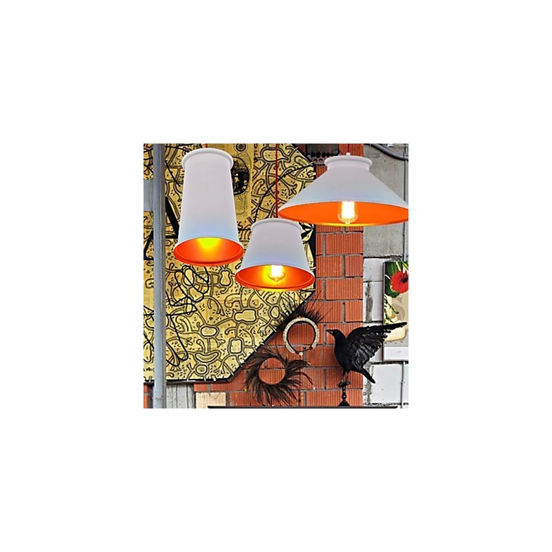 Lampadario a sospensione mini moderno contemporaneo in metallo 3 luci