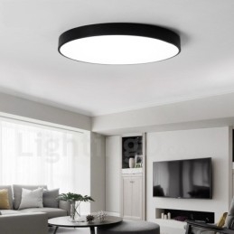 Plafoniera LED moderna nordica dimmerabile ultra sottile con paralume in acrilico e telecomando