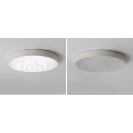 Plafoniera LED moderna nordica dimmerabile ultra sottile con paralume in acrilico e telecomando