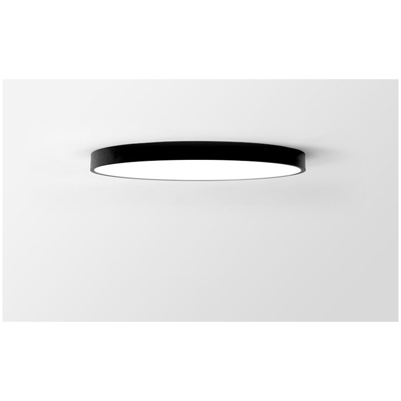 Plafoniera LED moderna nordica dimmerabile ultra sottile con paralume in acrilico e telecomando