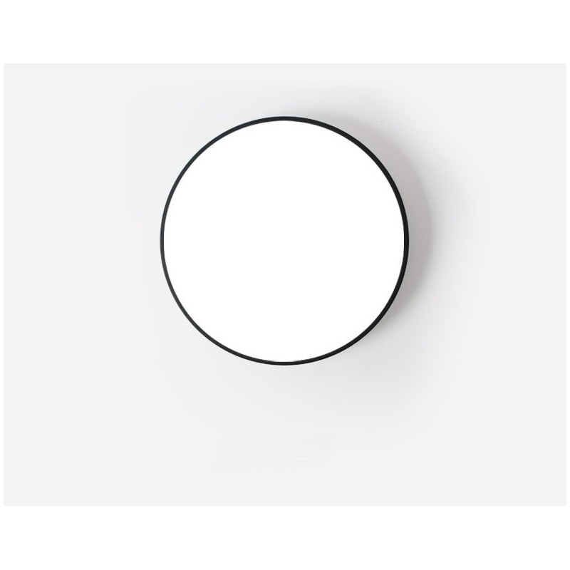 Plafoniera LED moderna nordica dimmerabile ultra sottile con paralume in acrilico e telecomando