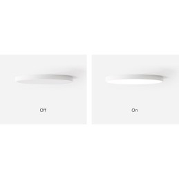 Plafoniera LED moderna nordica dimmerabile ultra sottile con paralume in acrilico e telecomando