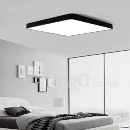 Plafoniera LED dimmerabile in stile nordico moderno con paralume in acrilico e telecomando