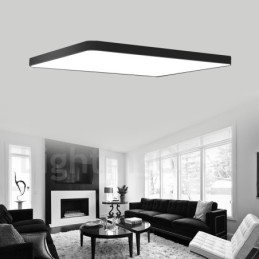 Plafoniera LED dimmerabile in stile nordico moderno con paralume in acrilico e telecomando