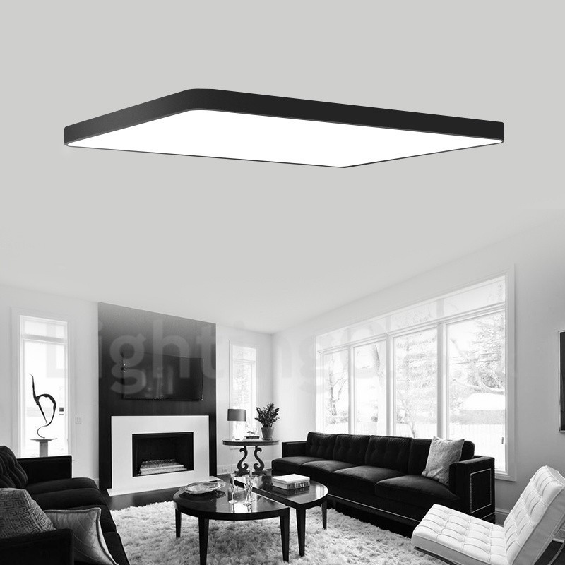 Plafoniera LED dimmerabile in stile nordico moderno con paralume in acrilico e telecomando