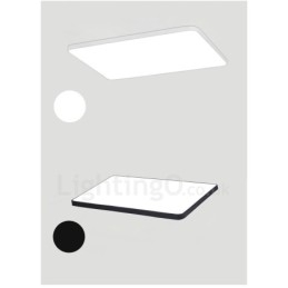 Plafoniera LED dimmerabile in stile nordico moderno con paralume in acrilico e telecomando