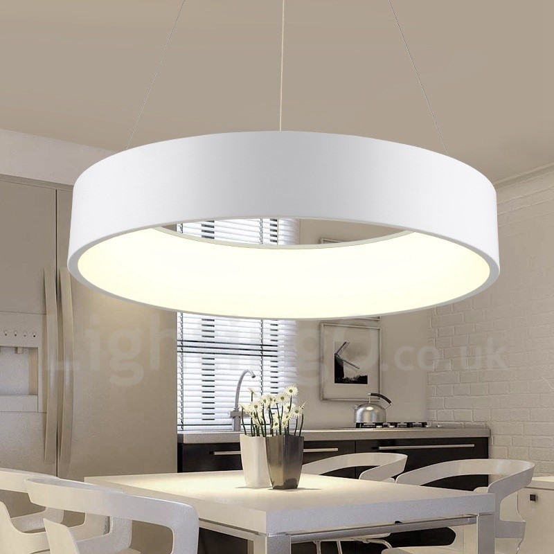 Lampadario a sospensione nordico moderno dimmerabile con telecomando LED in acciaio
