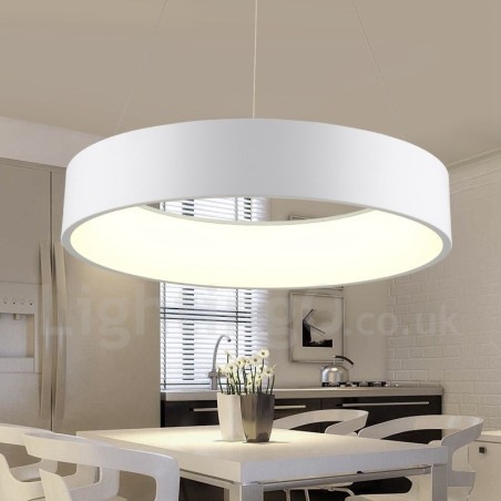 Lampadario a sospensione nordico moderno dimmerabile con telecomando LED in acciaio