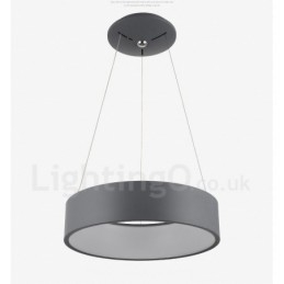 Lampadario a sospensione nordico moderno dimmerabile con telecomando LED in acciaio