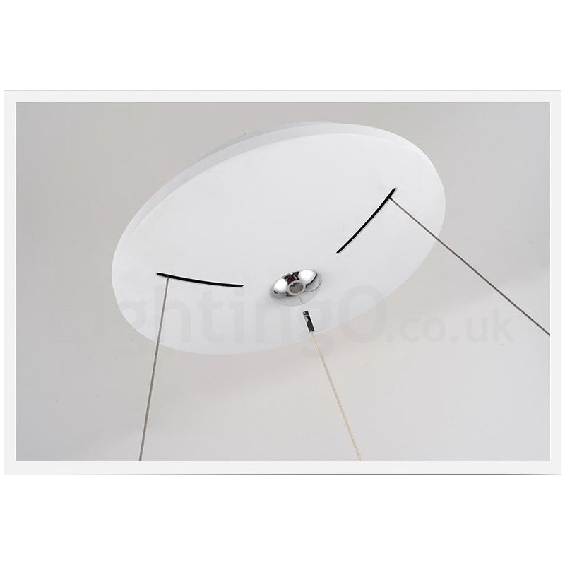 Lampadario a sospensione nordico moderno dimmerabile con telecomando LED in acciaio