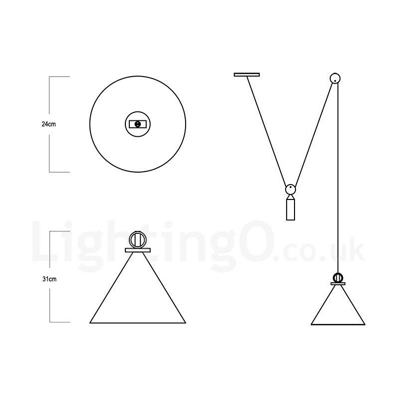 Lampada a sospensione nordica moderna contemporanea in rame e ottone 24 cm x 31 cm LED