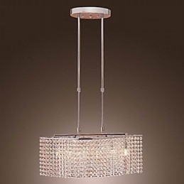 Lampadario in cristallo moderno contemporaneo trasparente