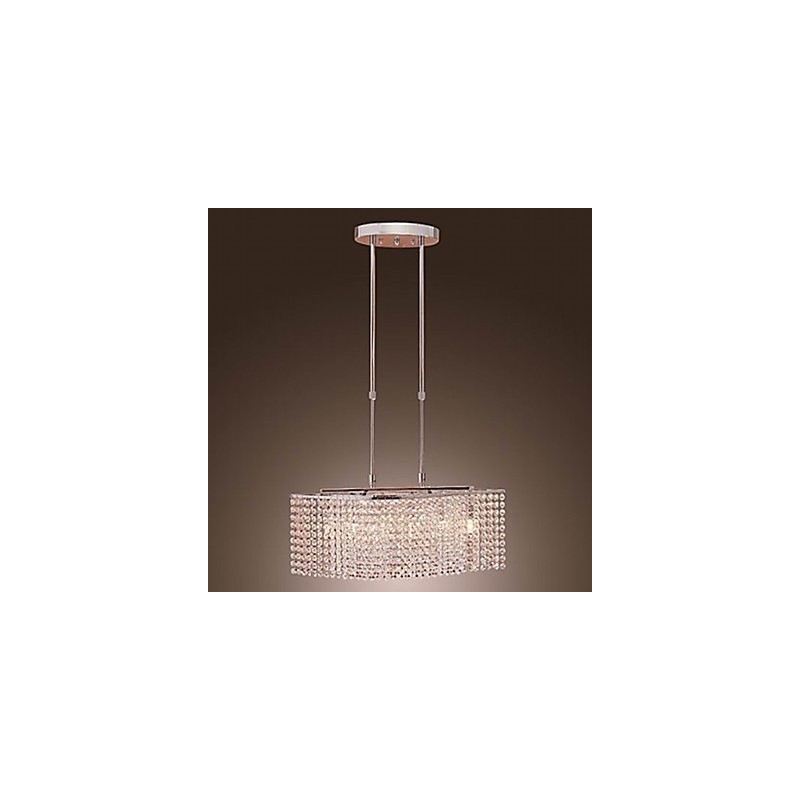 Lampadario in cristallo moderno contemporaneo trasparente