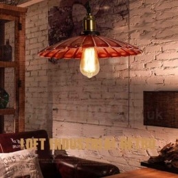 Lampada a sospensione rustica vintage Lodge 1 luce per loft
