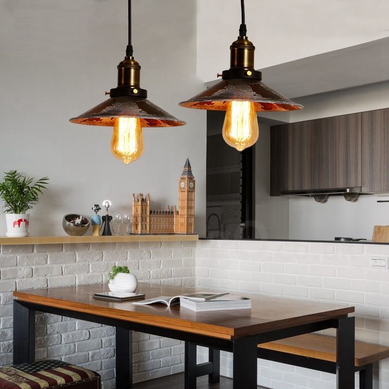 Lampada a sospensione rustica vintage Lodge 1 luce per loft