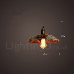 Lampada a sospensione rustica vintage Lodge 1 luce per loft