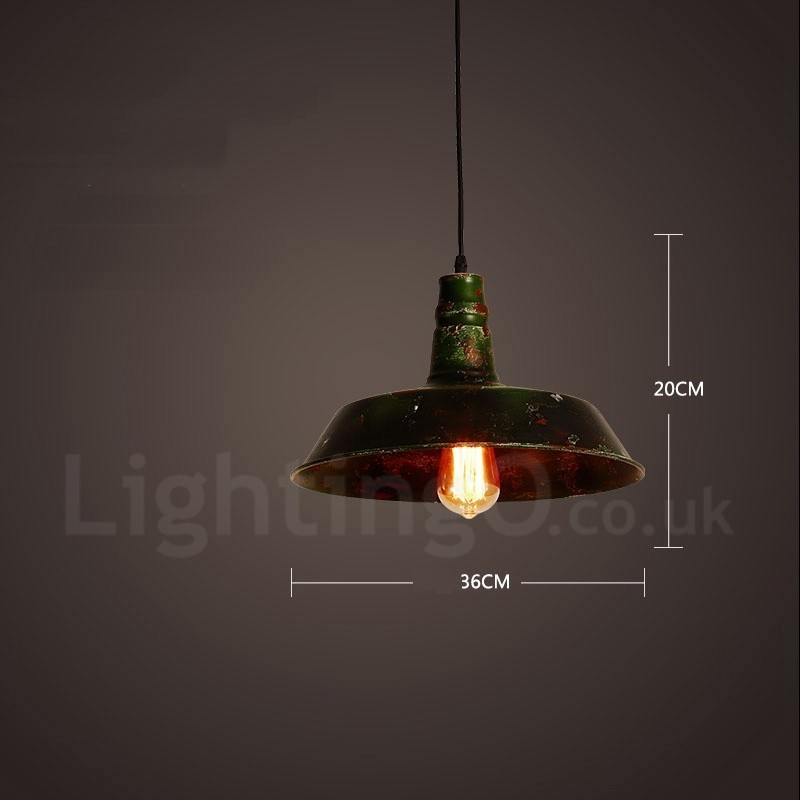 Lampada a sospensione rustica vintage Lodge 1 luce per loft