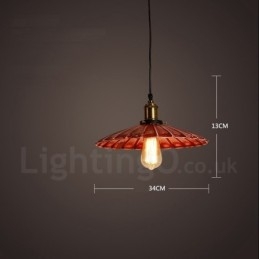 Lampada a sospensione rustica vintage Lodge 1 luce per loft