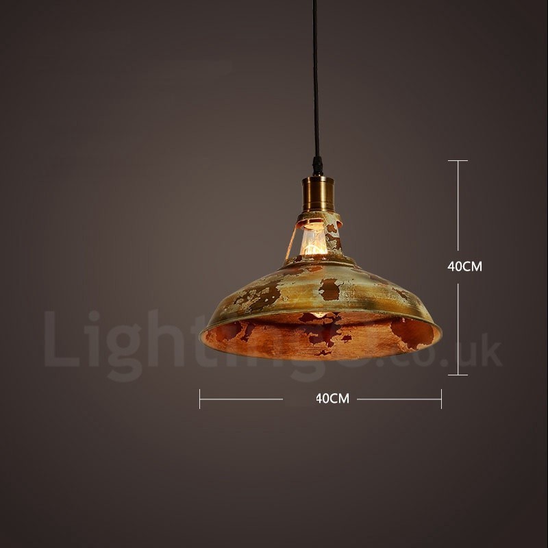 Lampada a sospensione rustica vintage Lodge 1 luce per loft