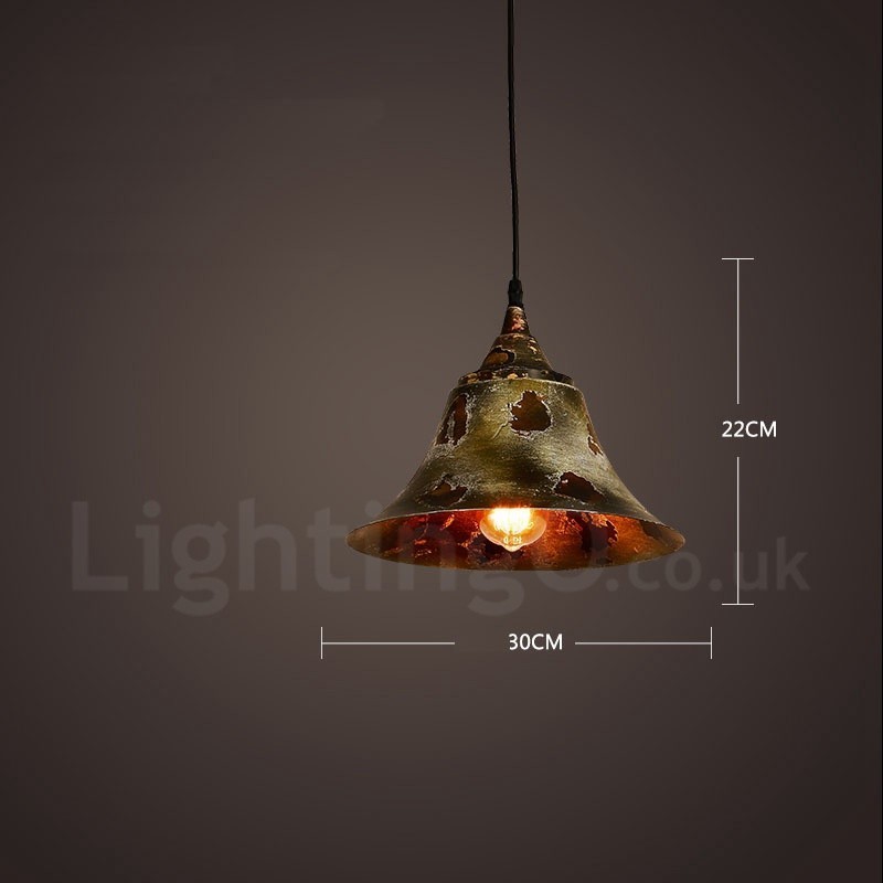 Lampada a sospensione rustica vintage Lodge 1 luce per loft