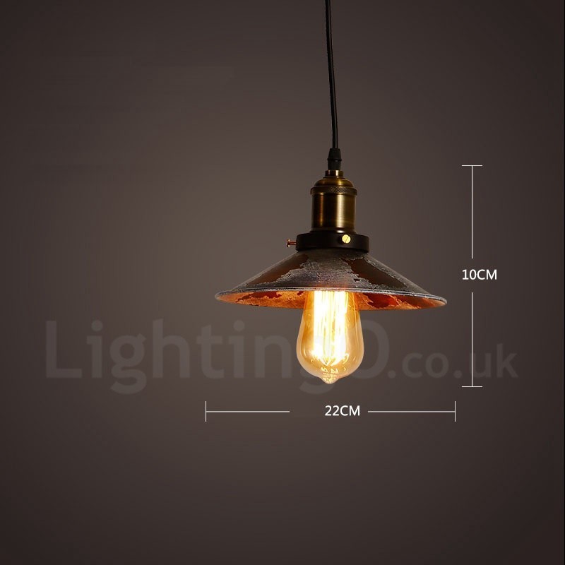 Lampada a sospensione rustica vintage Lodge 1 luce per loft