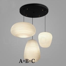Lampada a sospensione moderna in vetro