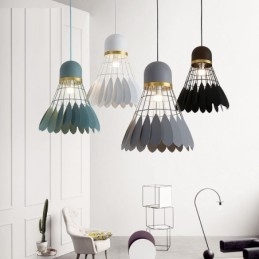 Lampada a sospensione moderna e contemporanea da soffitto con 1 luce