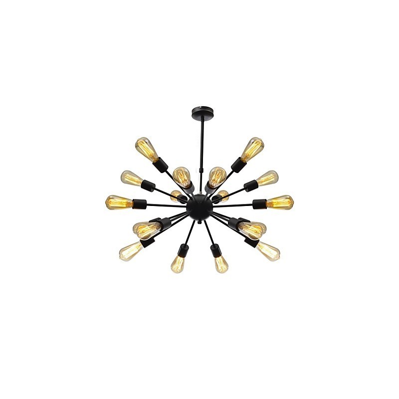 Lampadario Sputnik minimalista radiale a 18 luci