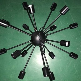 Lampadario Sputnik minimalista radiale a 18 luci
