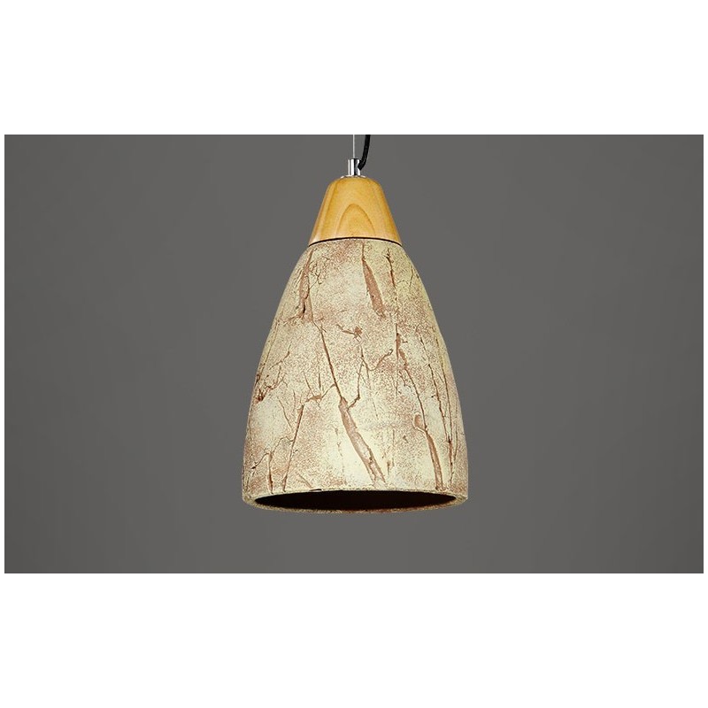 Lampada a sospensione moderna in cemento 1 luce